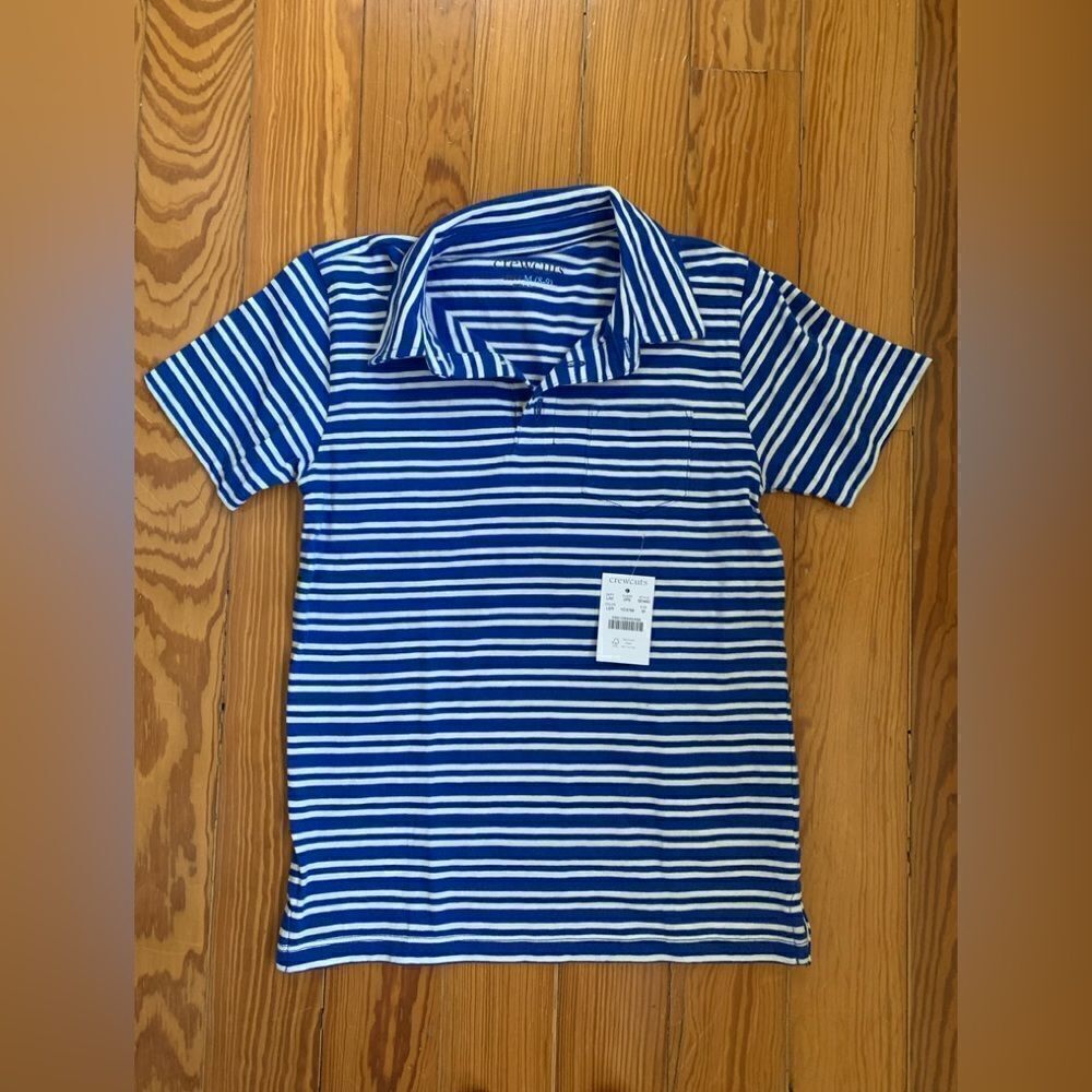 Crewcutsstripedpoloshirt